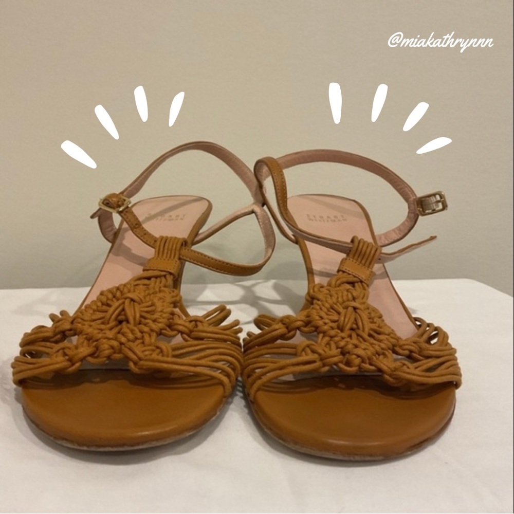 STUART WEITZMAN - Crochet Heels - Tan - Women’s 9